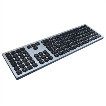 K9500 Ultratyndt 110-tasters trådløst tastatur i fuld størrelse med Bluetooth og saksekontakt til Windows/Mac/Android