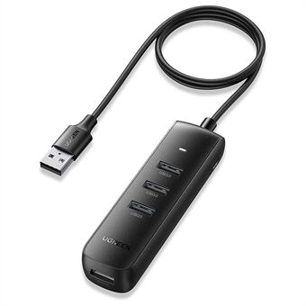 UGREEN 20486 0.5m USB Hub 4 Ports USB Adapter USB 3.0 Data Transfer Converter for iMac/Surface Pro/XPS/PS4/PS5/Xbox One/Flash Drive/Mobile Hard Drive