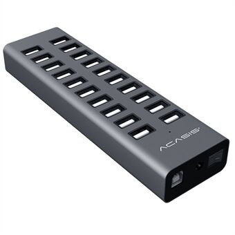ACASIS H037 USB2.0 Hub Multi-Function Extended 20-Port Hub Adapter with Power Supply Port