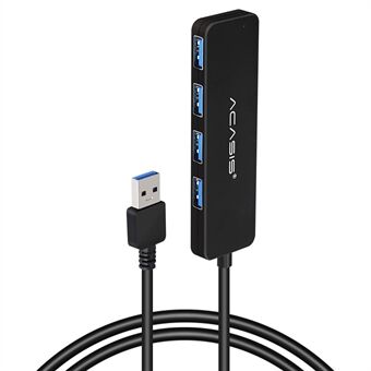 ACASIS AB3-L46 0,6 m kabel 4 porte USB3.0 5 Gbps højhastighedstransmission USB hub splitter