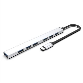 7-Port USB Hub Højhastigheds Splitter Expander Adapter Docking Station til Laptop Hard Drive Mus Keyboard