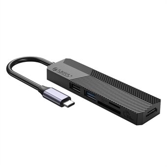 ORICO MDK-5P GY-BP 5-i-1 USB C Hub Dock Station Type C til USB 3.0x1+USB 2.0x1+Kortlæser Slotx2+HDMIx1