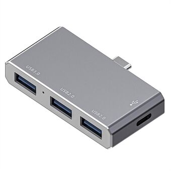 Type-C til USB3.0 2.0 udvidelsesdockingstation 5 Gbps højhastigheds USB-C fire-i-en-hub