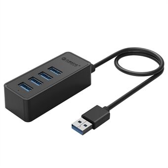 ORICO USB3.0 Desktop 4-Port HUB til bærbar computer, kabellængde: 30 cm (W5P-U3-30) - Sort