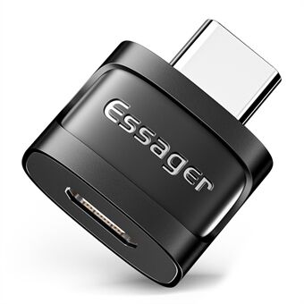 ESSAGER Micro USB Female to Type-C Male USB2.0 Data Transfer Charging OTG Adapter