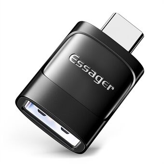 ESSAGER USB Female to Type-C Male USB3.0 5Gbps Data Transmission Charging Connector OTG Adapter
