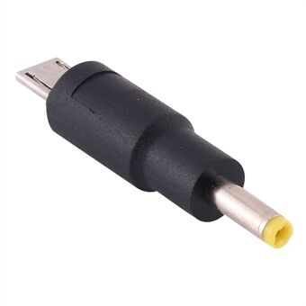 10 stk DC strømstik 4,0 x 1,7 mm han-til-micro-USB han-adapter