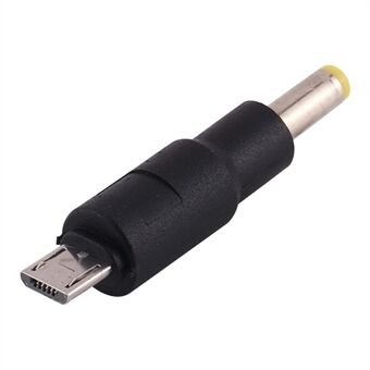 10 stk DC strømstik 4,8 x 1,7 mm han-til mikro-USB han-adapter