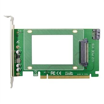 PCI-E 3.0 X16 U.2 SFF8639 Solid State Drive-udvidelseskort 2,5 tommer SSD-konverteringskort NVMe