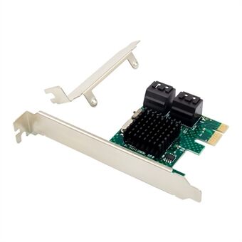 PCI-E 2.0 til SATA 6G-adapter PCI Express ASM1061 4-ports HDD-konverterkort indbygget boot-tilstand