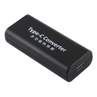 Big Square Female to Type-C Female Converter Adapter with 15cm Type-C Cable
