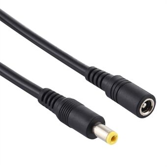 10m 8A DC Power Plug 5.5 x 2.1mm Female to Male Adapter Cable - Black