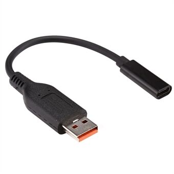 Type-C Female Head to Yoga 3 Male Head Power Adapter Charging Cable for Lenovo