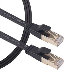 Dobbeltskærmet Cat8 Ethernet-kabel 40 Gbps højhastigheds RJ45-netværkskabel, 1m