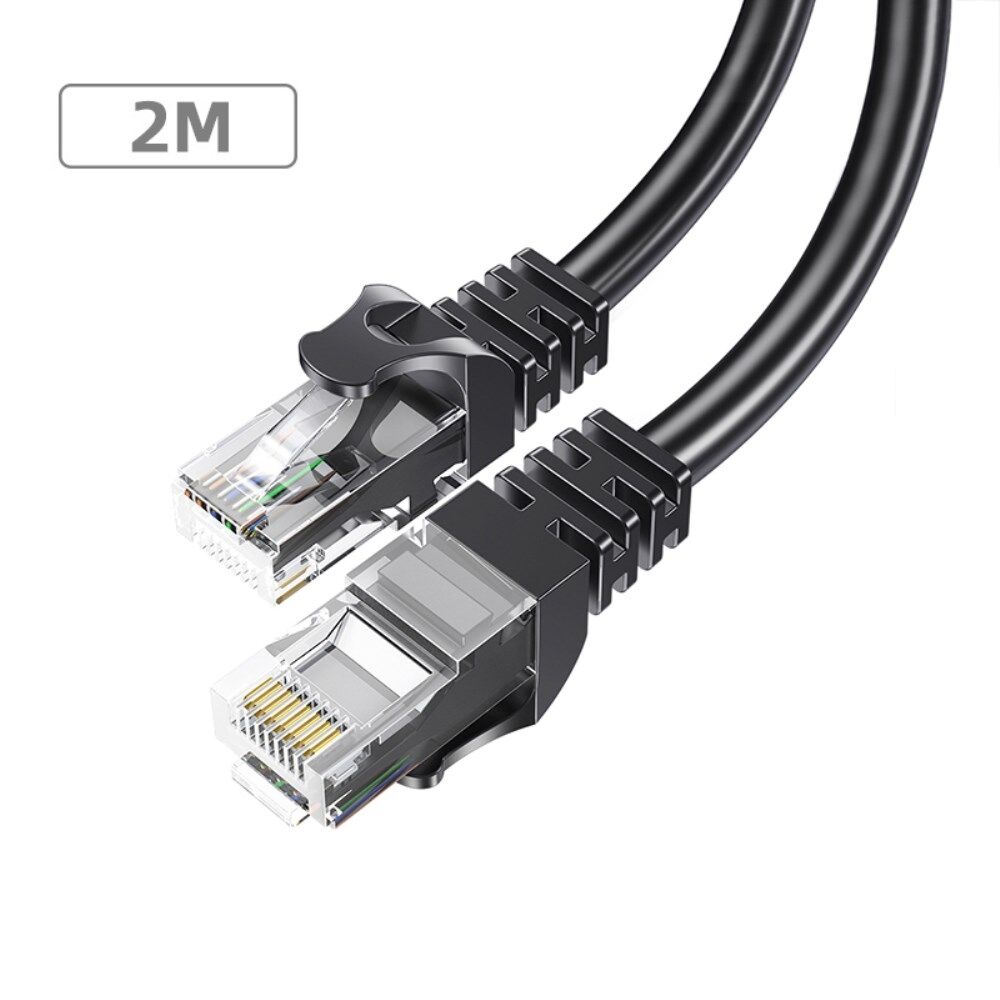 Umoderne redaktionelle papir ESSAGER 2m Ethernet Cable Cat 6 Lan Cable RJ45 Network Patch Cord for PC  Computer Router