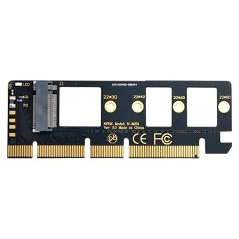 OD-SA-001-BK NGFF M-nøgle NVME M.2 SSD til PCI-E Express 3.0 16x X4-adapter uden beslag