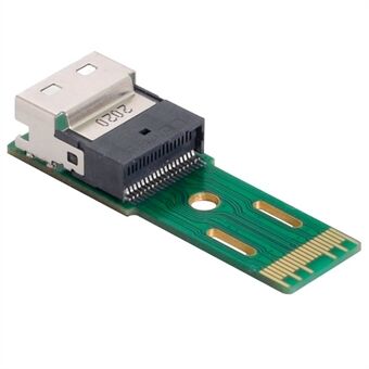 SF-003 PCI-E Slimline SAS 4.0 SFF-8654 4i 38Pin til SFF-8654 38Pin Han til Hun Extender Adapter Testværktøj