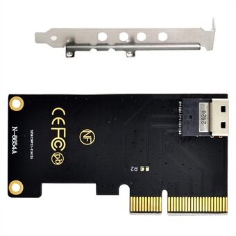 SF-025 PCI-E 4X til U.2 U2 Kit SFF-8639 til SFF-8654 Slimline SAS NVME PCIe SSD-adapter til bundkort