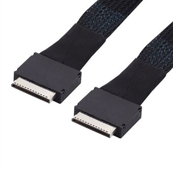 SF-049-0.5M 50cm OCuLink PCIe PCI-Express SFF-8611 8x 8-Lane to OCuLink SFF-8611 8x SSD Data Active Cable