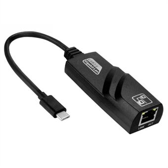 JSM USB 3.1 Type-C til RJ45 100 Mbps Adapter Laptop Ethernet Netværkskabelstik