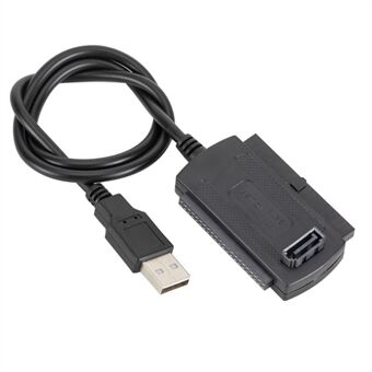 USB 2.0 til IDE / SATA 2,5" 3,5" HDD SSD-harddiskadapter overførselskabel
