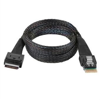 SF-060-0.5M 50cm OcuLink PCIe PCI-Express SFF-8611 4i to SFF-8654 Slimline SSD Data Active Cable