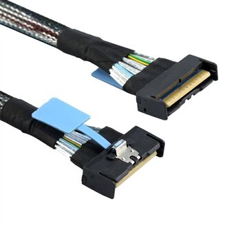 SF-063 50cm MCIO 74Pin Male to SFF-8654 74Pin Male Extension Cable PCI-E 5.0 Mini Cool Edge IO MCIO Cable