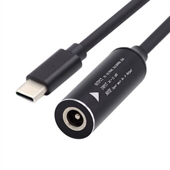 UC-149-3513MM DC Jack 3.5x1.3mm Female to Type-C Male Charge Cable Laptop Power Cord