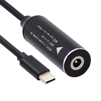 UC-149-4013MM DC Jack 4.0x1.3mm Input Female to Type-C Male Cable Charging Cord for Laptop Phone PD9V 15V 20V