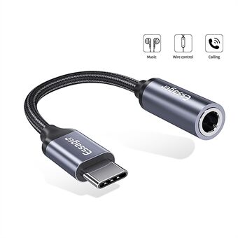 Essager E01 Type C to 3.5mm Jack AUX Headphone Adapter Cable for Huawei P30 P20 Pro Xiaomi Mi USB C 3.5mm Earphone Audio Converter