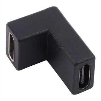 Type-C Female to Type-C Female Right Angle Charging Adapter Converter
