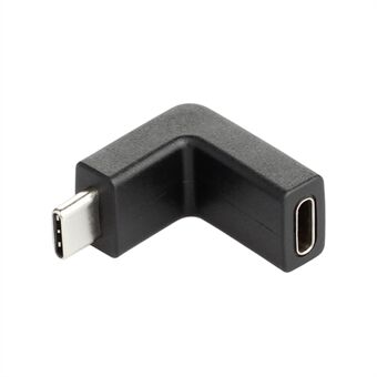 USB 3.1 Type-C han-til-hun-adapter 90 graders retvinklet stik til MacBook Samsung Galaxy S10