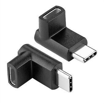 USB3.1 Type-C Male to Female 90 Degree Elbow Adapter High-Speed Data Sync Converter Support PD Fast Charge