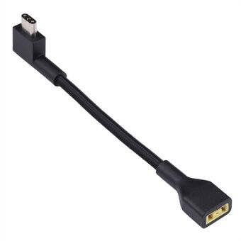 Big Square Female Port to Razer Port Power Adapter Cable Metal Connector Converter Cord for Razer Laptops