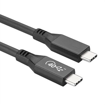 1m USB4 Thunderbolt 4 40Gbps 4K/60Hz ledning 5A/20V 100W Type-C PD hurtigopladningskabel til Macbook Pro