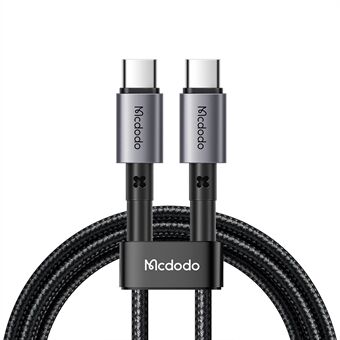MCDODO Prism Series CA-3131 MDD 1.5m 60W Type-C to Type-C PD Phone Fast Charging Cord Data Cable - Black