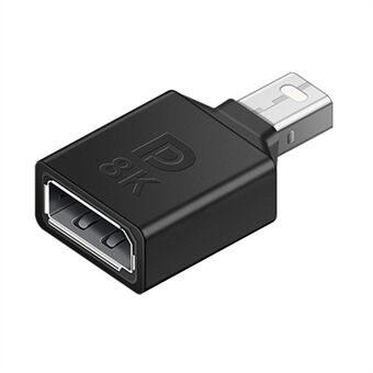 DP Female to Mini DP Male Adapter DisplayPort 1.4 8K Converter for Notebook Computer Projector