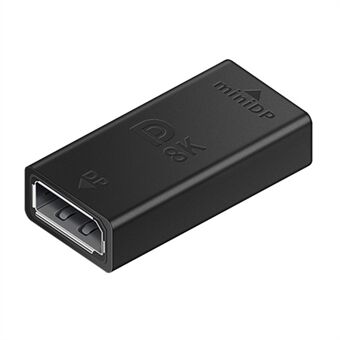 DP Female to Mini DP Female Straight Adapter DisplayPort 1.4 8K 60Hz Video Converter