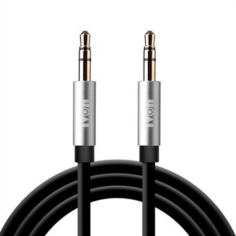 IVON CA55 3.5mm Stereo Audio Cable Extension Cord 1m Long Male to Male Tangle-free AUX Cable for Headphones Home/Car Stereos and More