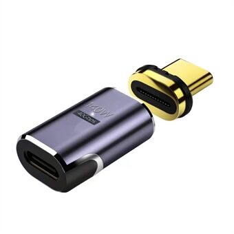 UC-062-MF Magnetic 40Gbps USB-C Male to Female Adapter 140W USB4.0 Quick Data Transfer 8K 60Hz Video Output Type-C Convertor for MacBook and Type C Devices