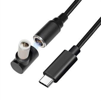 USB-C til 7,4x5,0 mm til Dell Latitude Laptop, 1,8m 100W magnetisk absorption USB-C-opladningskabel Notebook-adapter Quick DC-kabel