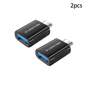 2 STK/Pakke LENTION C3s USB-C til USB 3.0 Adapter Type-C Han til USB Hun OTG Converter