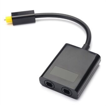 15 cm Digital SPDIF Optisk Audio Splitter 1 Indgang 2 Udgang 2 Vejs Toslink Splitter Adapter Kabel Hub til CD DVD