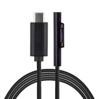USB 3.1 Type C USB-C DC 12-15V til Surface Pro3 Pro4 Pro5 Pro6 Bogopladningskabel