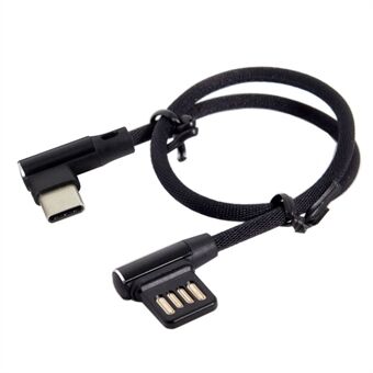 USB-C 3.1 Type-C to Left Angled 90 Degree USB 2.0 Data Cable