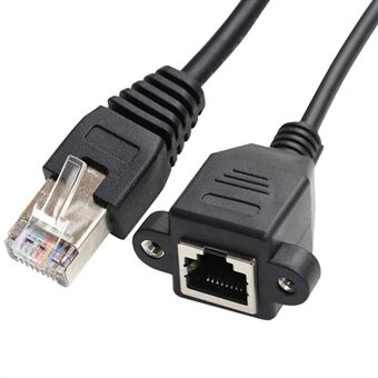 FTP STP UTP Cat 5e han-til-hun Lan Ethernet-netværksforlængerkabel Patch-kabel med panelmonteringshuller