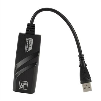 Bærbar kablet netværksadapter USB 3.0 til Gigabit Ethernet RJ45 LAN 10/100/1000 Mbps Ethernet-netværkskort til bærbar pc