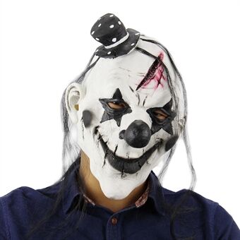 Fuld Head uhyggelig Clown lavet af latex for rædselseffekt