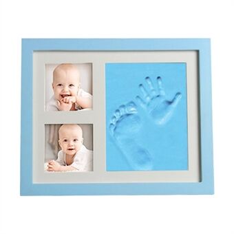 For Baby Simple Photo Frame with Mud Hand Footprint Nursery Decor