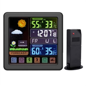 TS-3310 Full Touch LCD-skærm trådløst vejrur